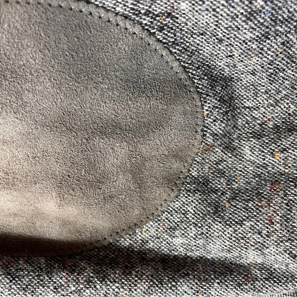 Vintage Stafford Men’s 42L Brown Tweed Sports Coat 100% Virgin Wool Elbow Patch - Picture 7 of 15